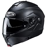 HJC C91 Helmet (Large) (SEMI-Flat Black)