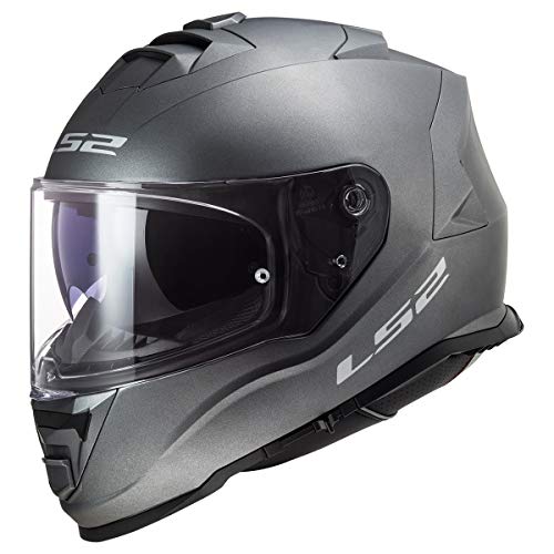 LS2 头盔突击全脸摩托车头盔带遮阳罩...