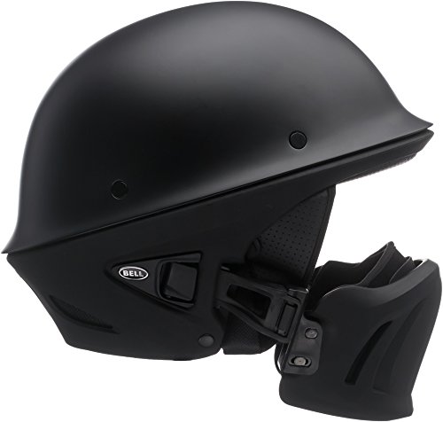 Bell Rogue Half Size Motorcycle Helmet (Solid Matte Black,...