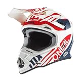 O'Neal unisex adult Off-road Helmet, White/Blue/Red, X-Small...