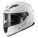 LS2 Helmets Full Face Stream Evo Street Helmet (White -...