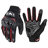 KEMIMOTO Motorcycle Gloves for Men, Touchscreen Cycling...