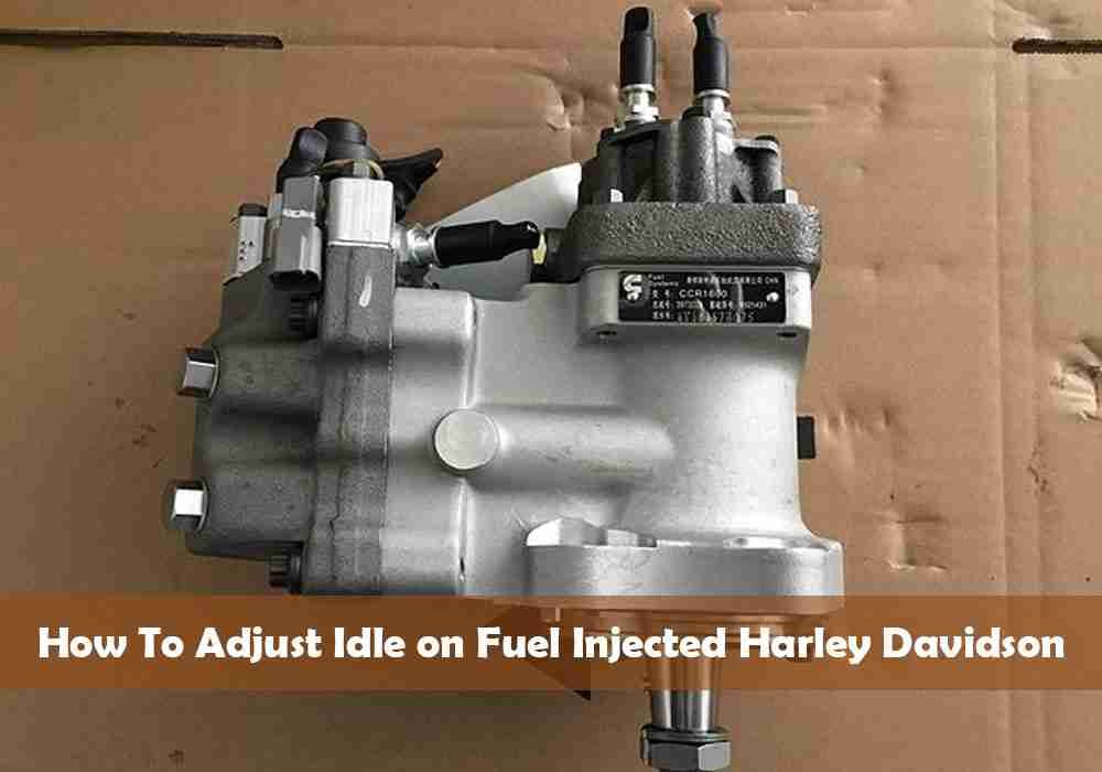 How To Adjust Idle On Fuel Injected Harley Davidson