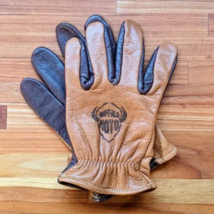 cleaned motorcycle gloves